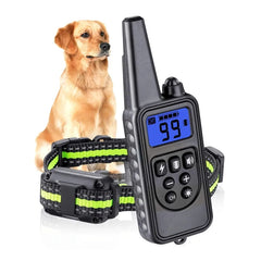 800m LCD Dog Training Collar with Remote Control Pet Bark Stopper Dog Waterproof Electric Training Collars With Beep Shock